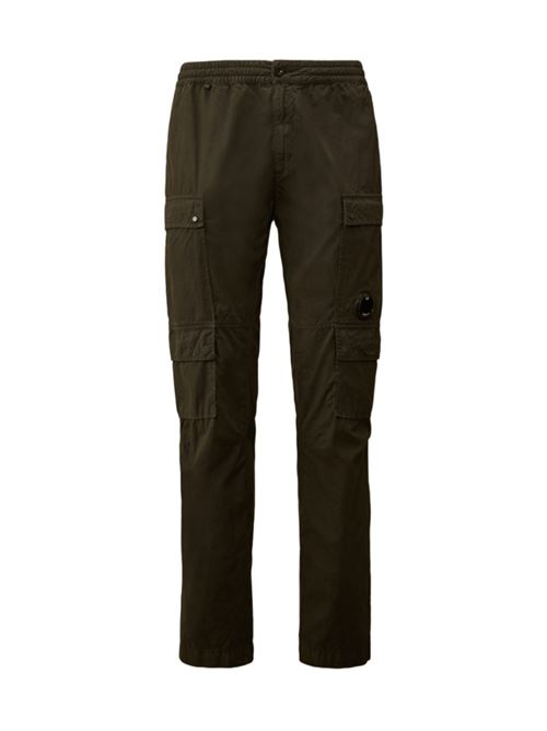 Pantaloni da uomo in puro cotone, cargo, colore black C.P. COMPANY | PA173A110324G999